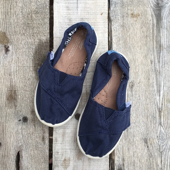 Toms Other - Toms toddler shoes navy blue